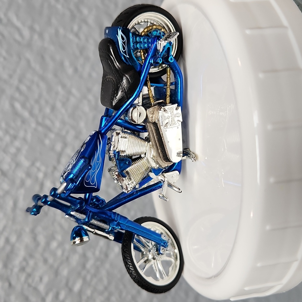 West Coast Choppers Mini Motorcycle Blue Black